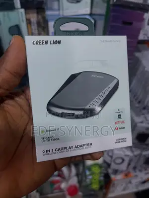 Green Loin Wireless Car Play Adapter and Android Auto 4gb+64gb