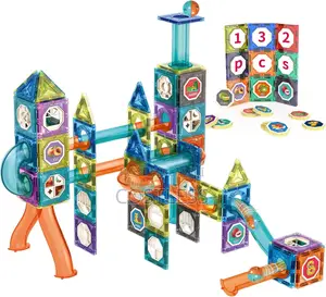 Creative Magnetic Castle Light Series" Diy Building Blocks Set