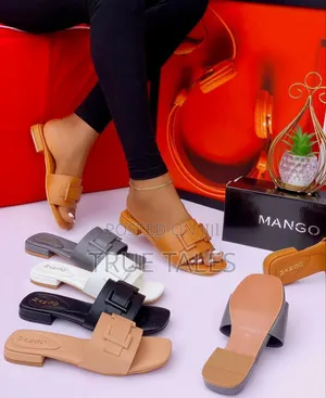 Comfortable Women's Flat  Sandals With Buckle Detail Sizes 37 To 42