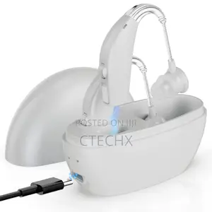 Medca Digital Hearing Amplifier Pair of 2 All-Day Battery Life, White