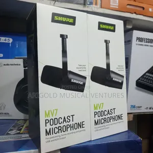 Professional Shure Studio Microphone Mv7 Big Name   