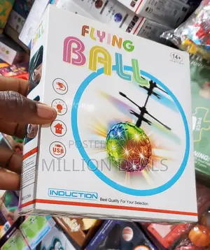 Flying Ball Helicopter Hover Mini Drone Crystal Toy Ages 14+