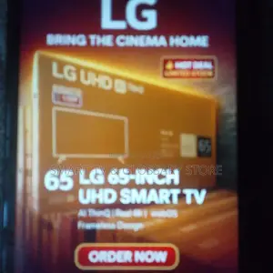 65 Inches Smart Tv With Voice Activated, Ai Thinq