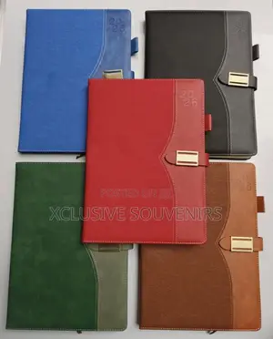 High Quality A5 Leather Notebook Pu Leather Waterproof Business Diary