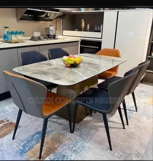 Six Seater Marble Dining Table