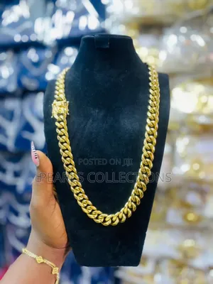 Gold Cuban Jewelry Chain (Big)