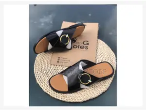 Men's Fashion Criss Cross Leather Palm Slippers