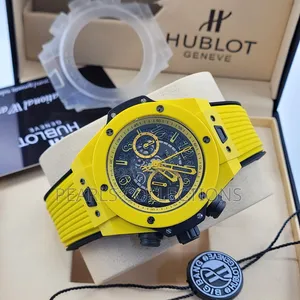 New Hublot Automatic Yellow Design Watch