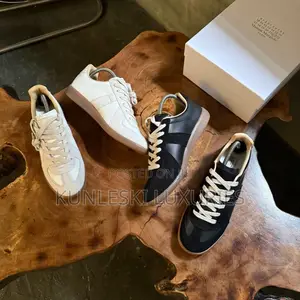 Original Maison Margiela Replica Calf Lampskin Sneakers