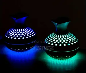 Hollow Vase Shape Humidifier With Colorful Night Lights