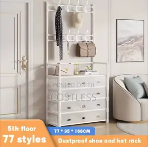 In-1 Hall Tree That Combines A Shoe Storage Rack, Coat Rack