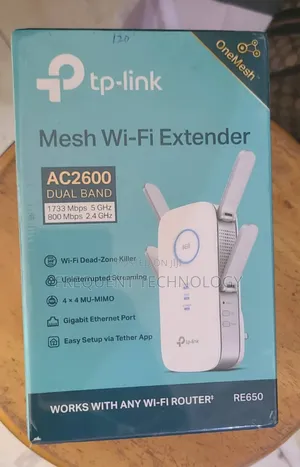 Tp-Link Re650 Ac2600 Mesh Wi-Fi Extender