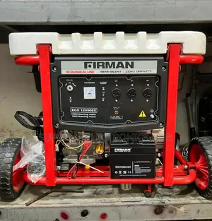 Firman Eco12990es 10kva Generator Set With Key, Battery and Tires •