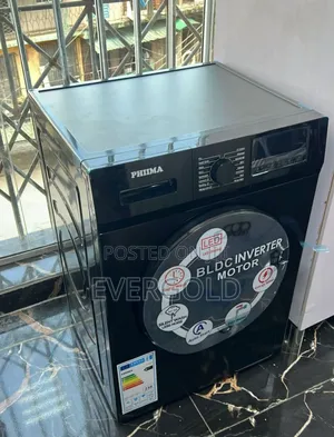 Black Washing Machine 10 Kg