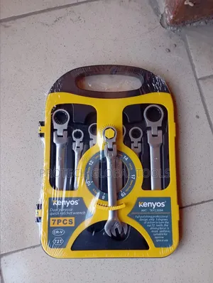 Reversible 7 PCS Ratchet Spanner Set