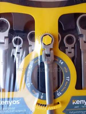 Reversible 7 PCS Ratchet Spanner Set