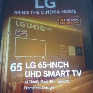 65 Inches Smart Tv With Voice Activated Narrator