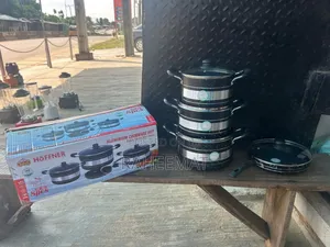 Hofner Aluminum Cookware Set, Comprising 8 Pieces.