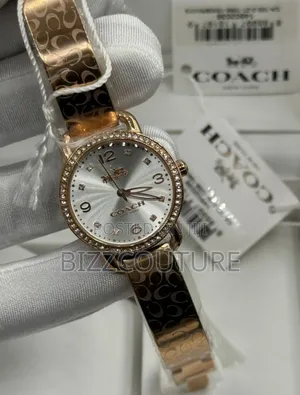 Original Coach Gold Stainless Steel Quartz Analog Watch