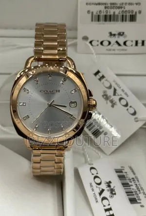 Original Lacoste Gold Stainless Steel Calendar Quartz Watch