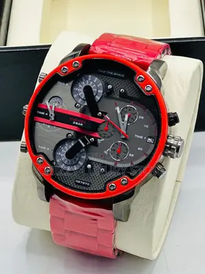 Diesel Quality Luxury Men Chronograph Chain Strap Wristwatch