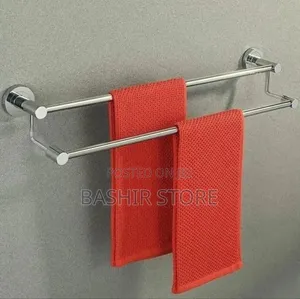 Stainless Steel Double Towel Bar(80cm)