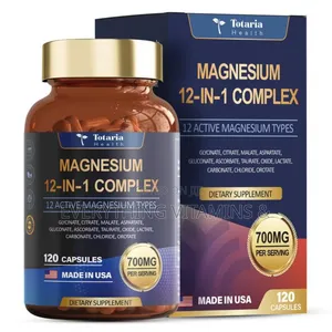 Totaria Health Magnesium 12-in-1 Complex 700mg (120 Capsules)