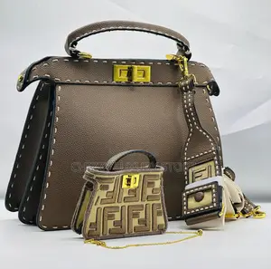Fendi Quality Luxury Ladies Genuine Leather Handbag