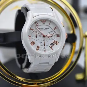 Armani Quality Men Chain Strap Wristwatch
