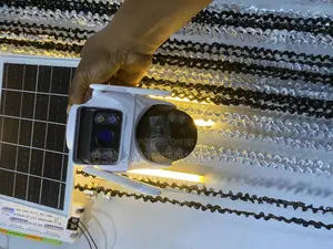 Solar CCTV Dual Lens Camera