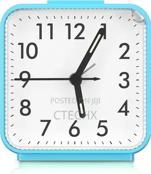 .Brifit Silent Non Ticking Alarm Clocks Bedside, Battery Powered
