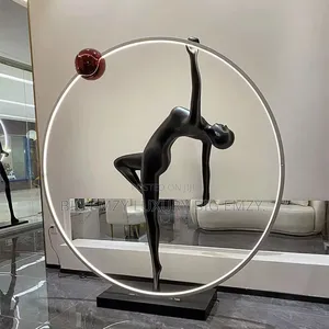 Humanoid Sculpture Floor Lamp.