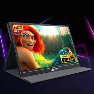 Rii Portable Monitor,15.6" 1920×1080 FHD Ips for /Mac/Ps4/5/Xbox/Etc