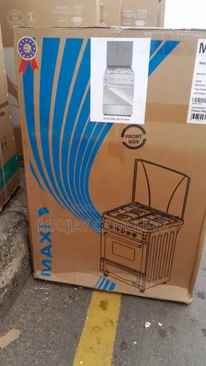 Maxi 60x60 3b+1p Free Standing Gas-3burners●1hotplate With Large Oven