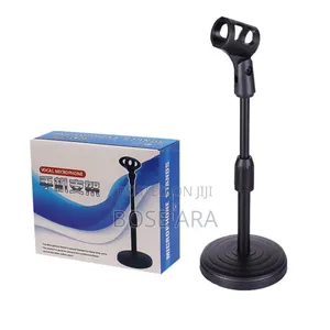 Adjustable Height Microphone Stand for Recording Live