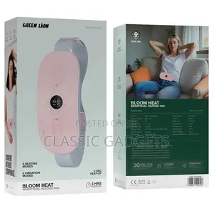 Green Lion Bloom Heat Menstrual Heating Pad - Pink