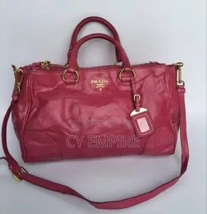 Thrift Prada Vitello Pink Bag