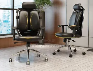 Egornomic Padded Leather Swivel Office Chair