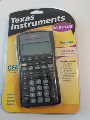 Texas Instruments Ba Ii Plus Calculator - Opened but New in Pack