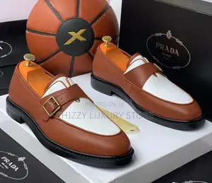 Prada Quality Luxury Men Genuine Leather Shoe