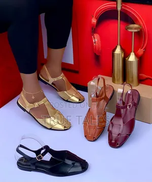 Casual Tstrap Flat Sandals #Iys #Flat Square Toe Slingback.Sizes 37-42
