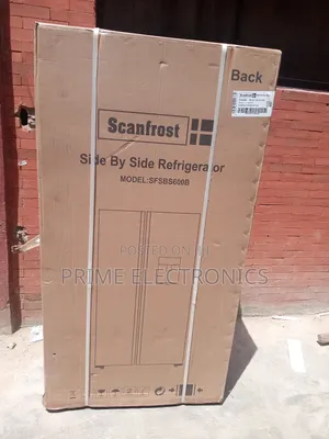 Scanfrost Side By Side Fridge