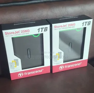 Transcend Storejet 25m3 Portable Hard Drive With 1tb Of Storage