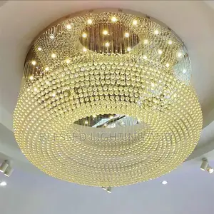 Size 600mm Round Based Crystal Rain Drops for Living Room, Bedroom, Ha