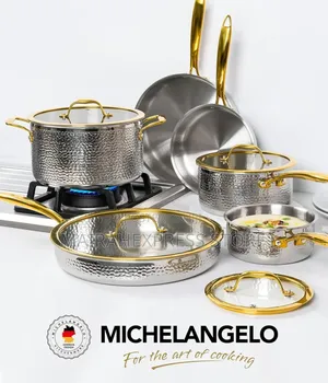 Honeycomb Stainless Steel Cookware Set (T2mm7)