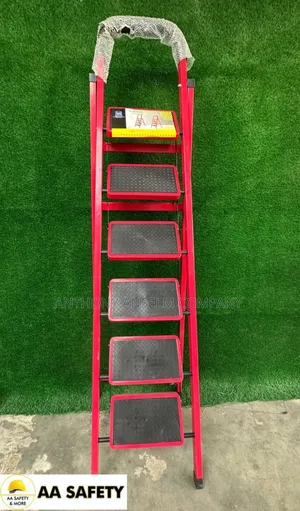 6step House Red Ladders Available at Aa Safety Shops Near You, All Size