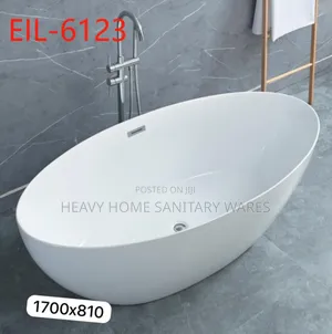 Oval Acrylic Bathtub for Bath