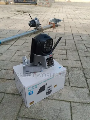 Dual Lens Surveillance Solar Security Camera With Motion Sensor 4g
