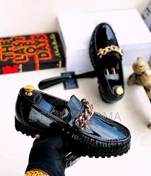 Good Luxury Designer Versace Black Shoe