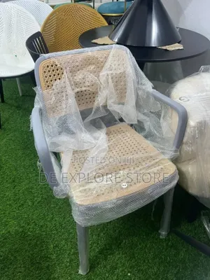 Plastic Rattan Chair With Arm